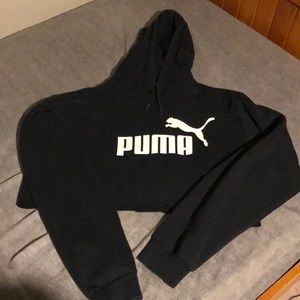 Cropped Puma hoodie